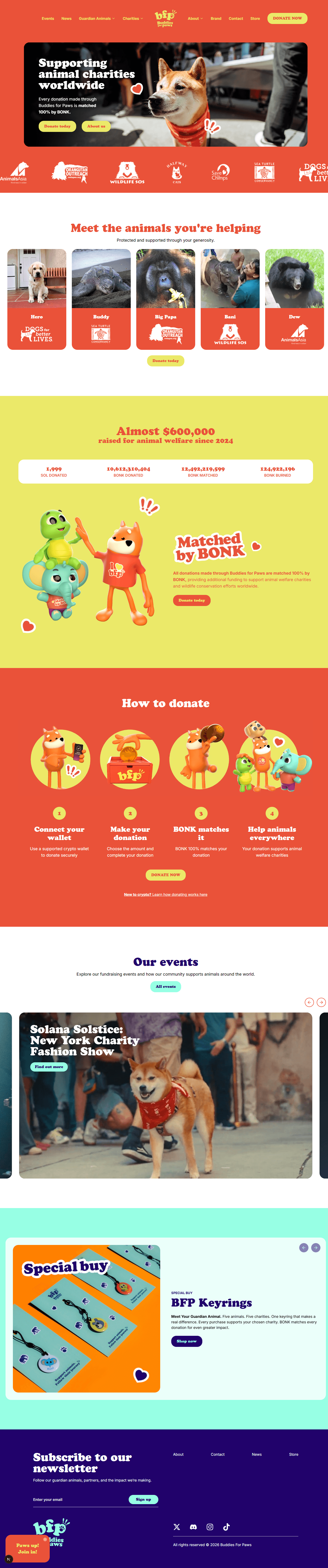 Buddies for Paws desktop preview