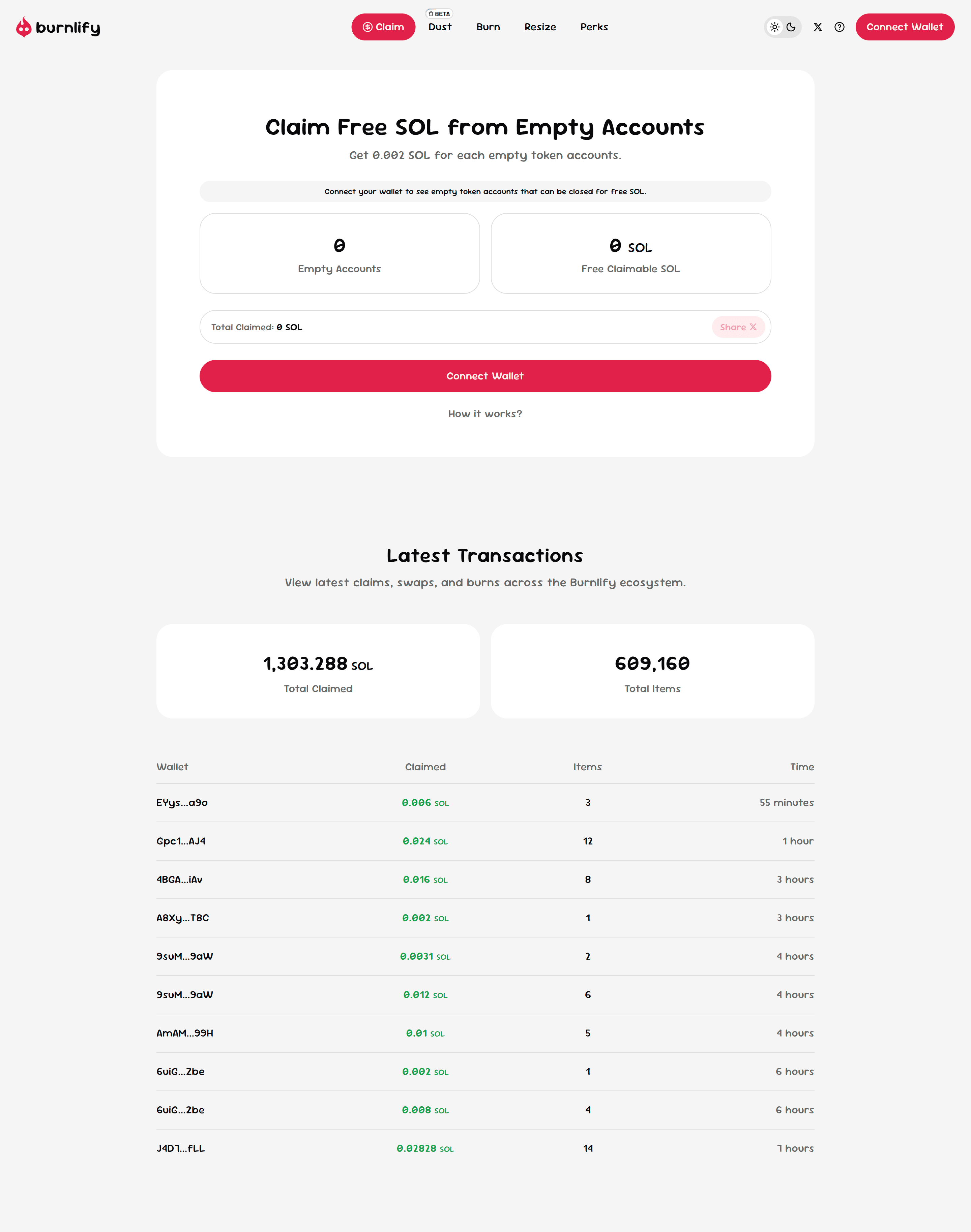 Burnlify desktop preview