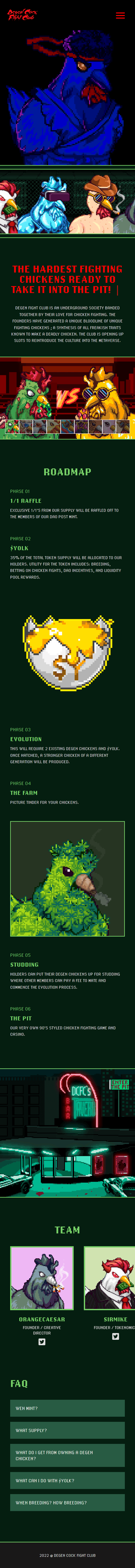 Degen Fight Club mobile preview