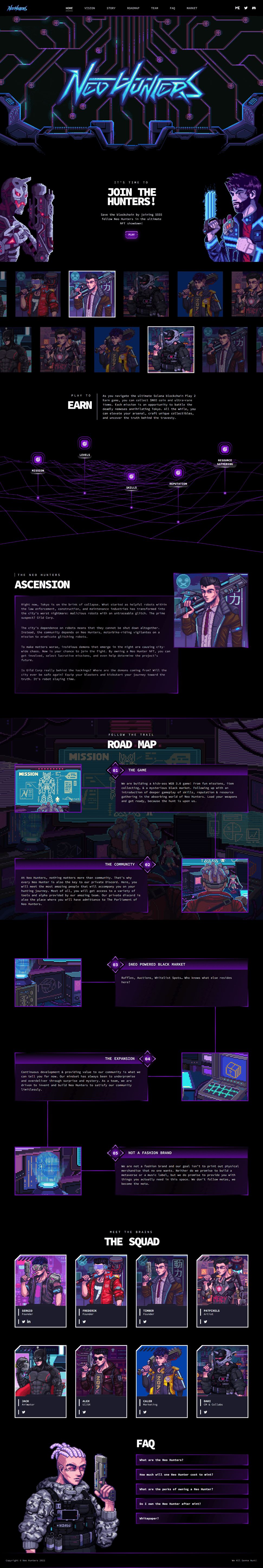 Neo Hunters desktop preview