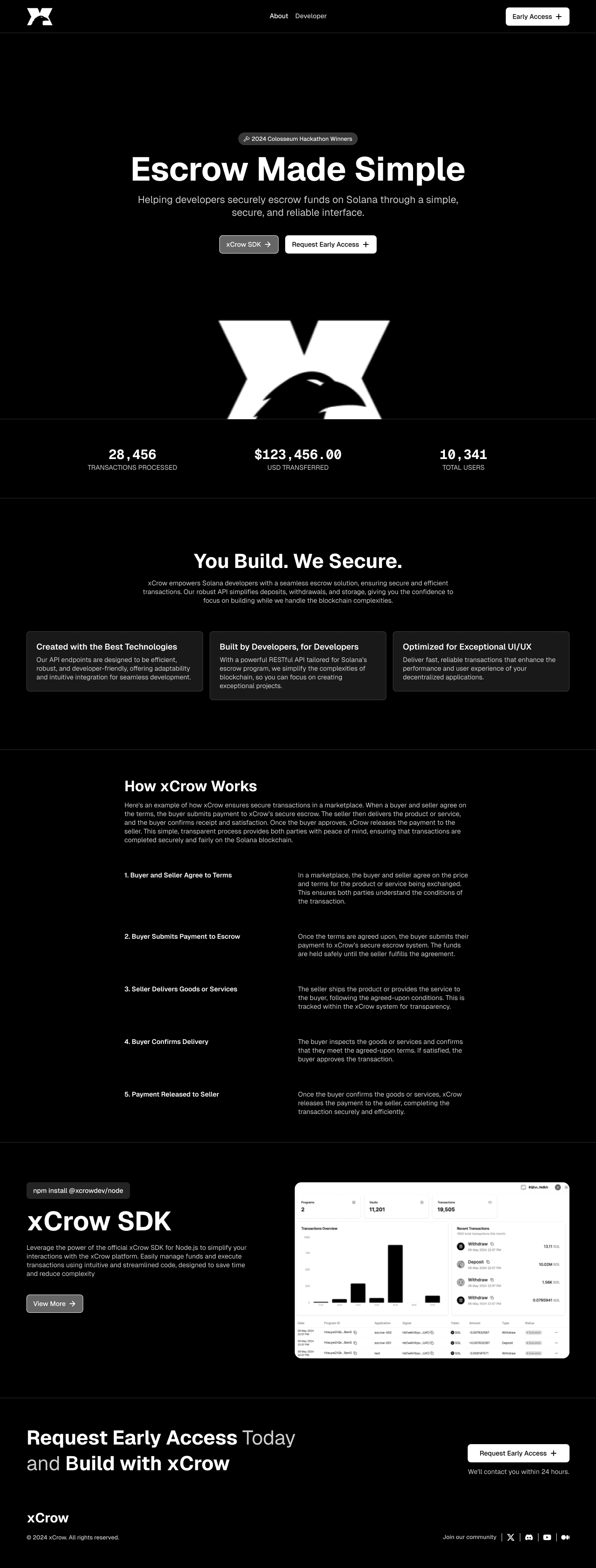 xCrow desktop preview